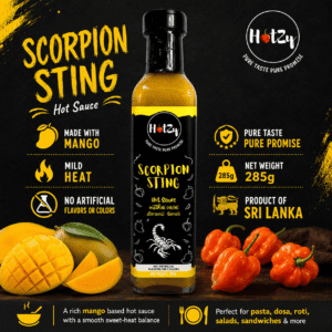 HOTZY Scorpion Sting Mild Heat Mango Hot Sauce 285g - Image 2