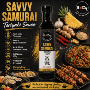 HOTZY Savvy Samurai Teriyaki Sauce 300g - Image 2
