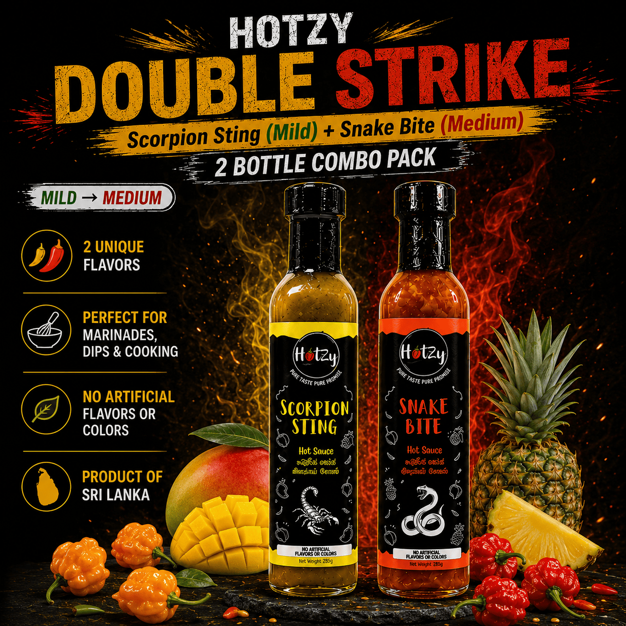 HOTZY DOUBLE STRIKE PACK - IMPACT WORLDEX - 01