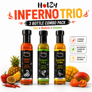 HOTZY INFERNO TRIO HOT SAUCE - IMPACT WORLDEX - 02 1