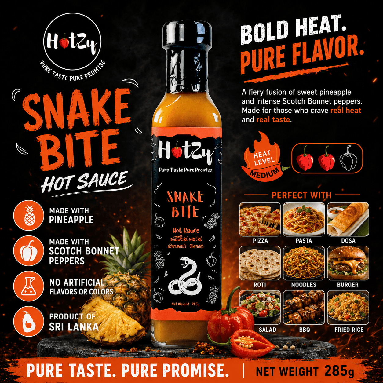 Snake Bite Hot Sauce - IMPACT WORLDEX - 02